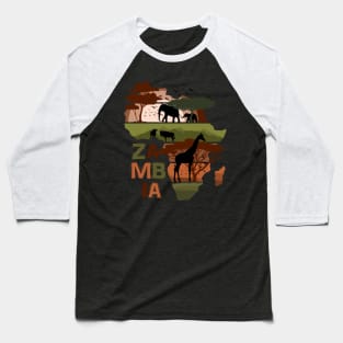 Zambia Baseball T-Shirt